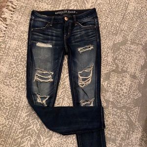 American Eagle Distressed Jeggings 4